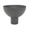 Hello Honey® 12" Gray Decorative Metal Footed Bowl